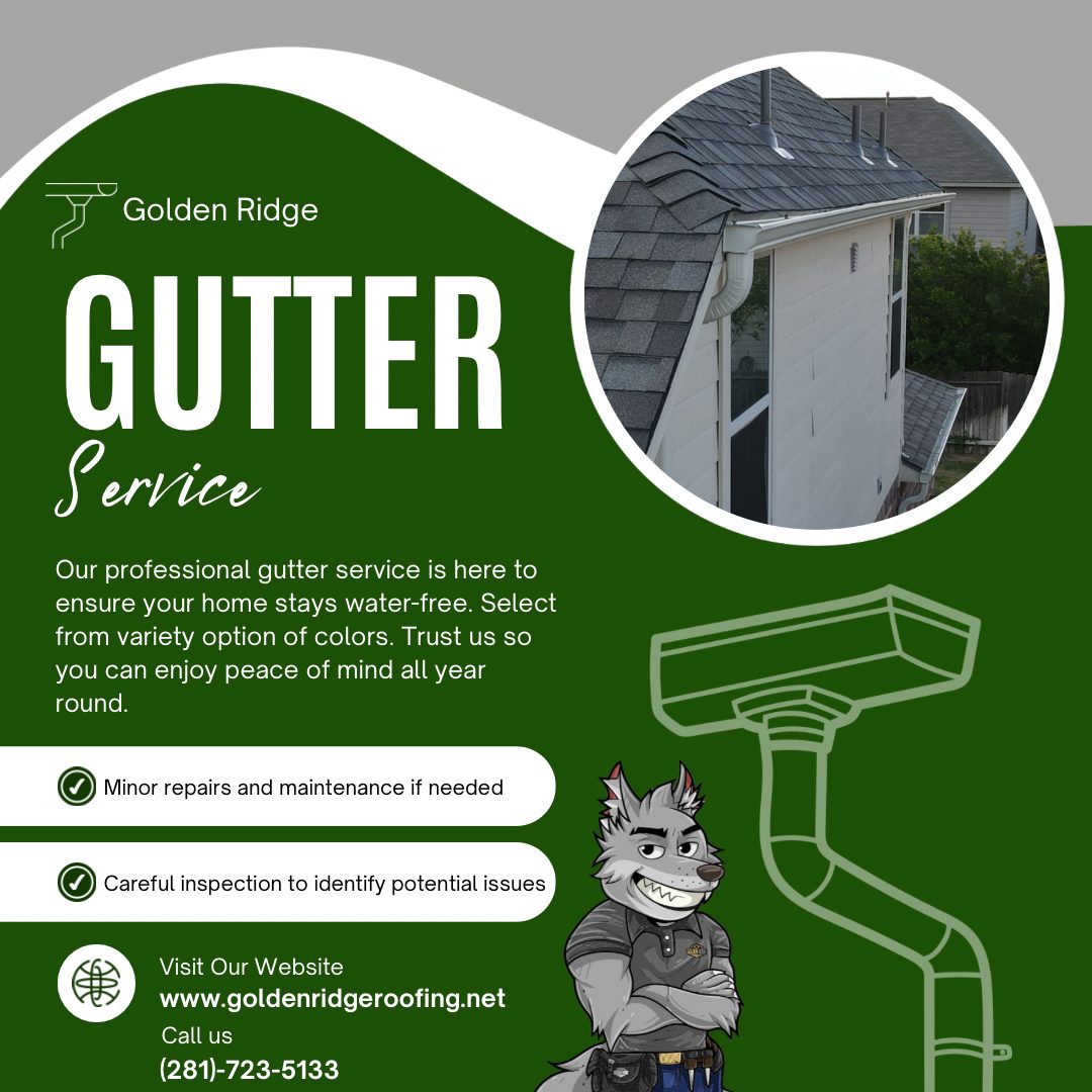 Blue and White Modern Gutter Cleaning Service Instagram Post